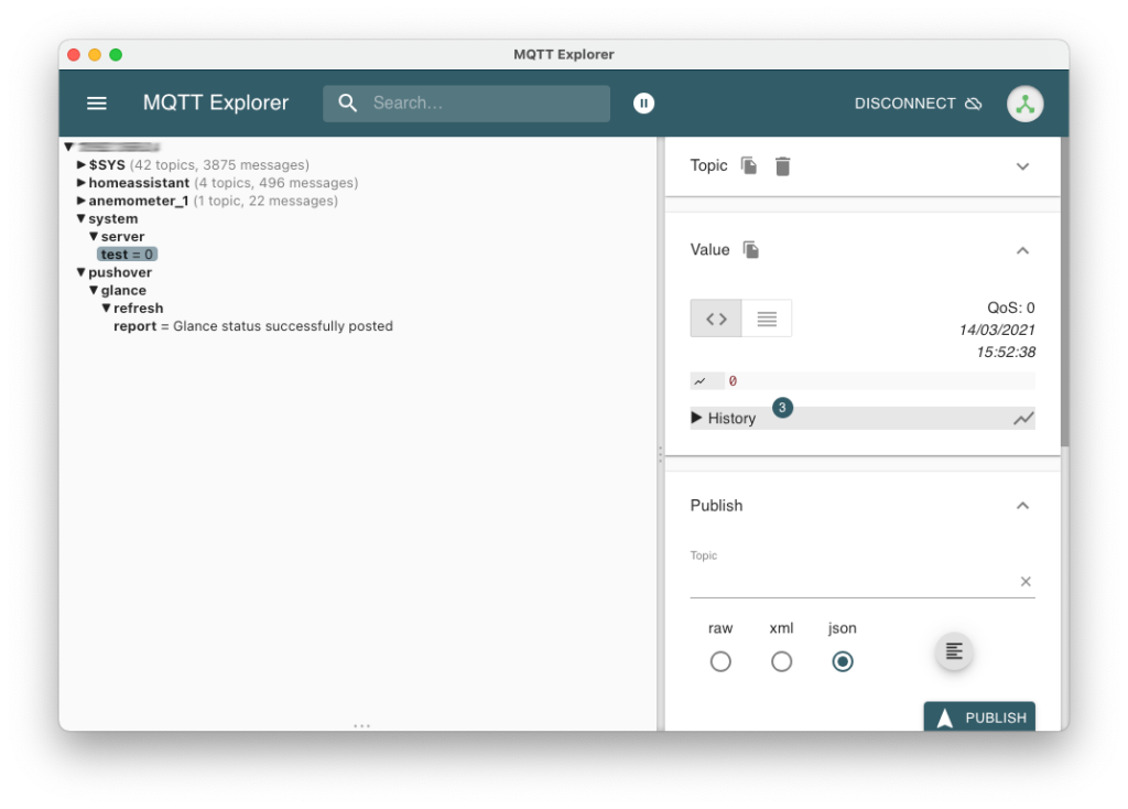 Linux MQTT Client - MQTT Explorer