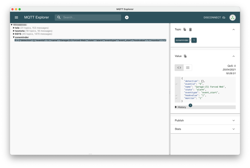 ZoneMinder Videosorveglianza - MQTT